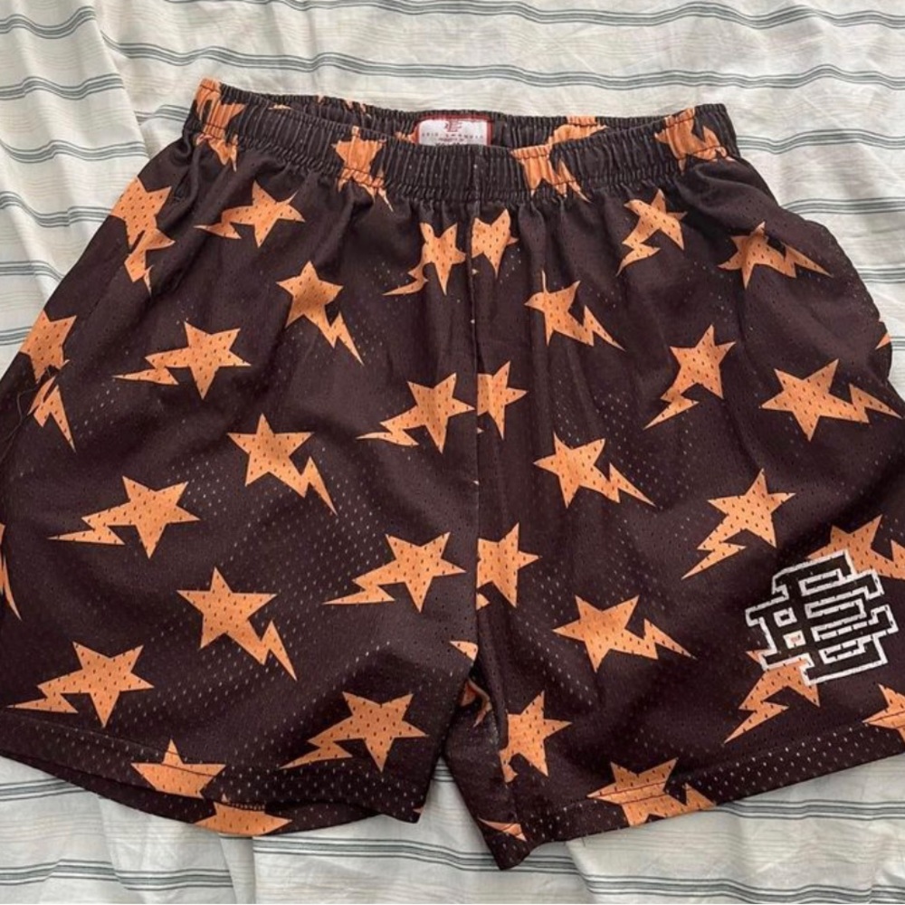 Eric Emanuel x Bape 2XL Mesh Shorts